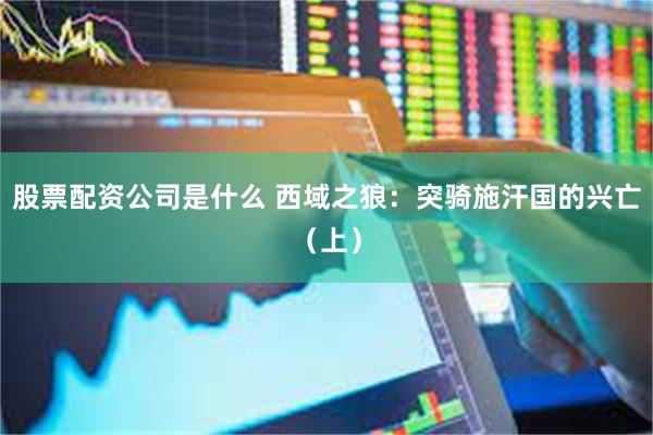 股票配资公司是什么 西域之狼：突骑施汗国的兴亡（上）