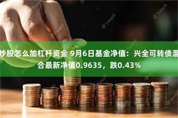 炒股怎么加杠杆资金 9月6日基金净值：兴全可转债混合最新净值0.9635，跌0.43%