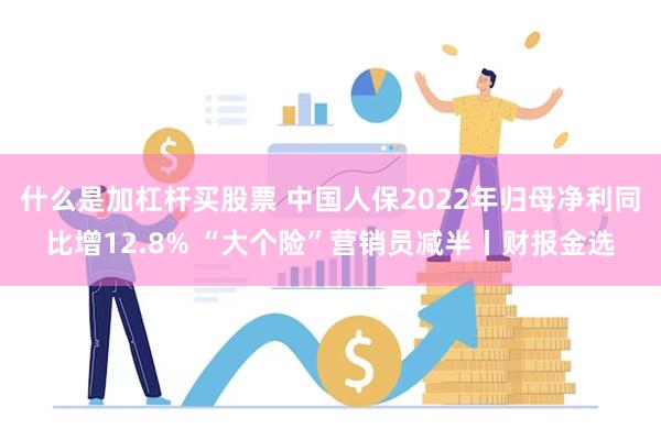 什么是加杠杆买股票 中国人保2022年归母净利同比增12.8% “大个险”营销员减半丨财报金选