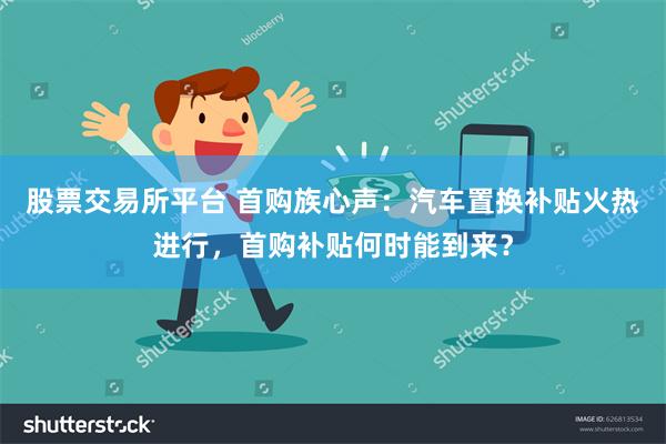 股票交易所平台 首购族心声：汽车置换补贴火热进行，首购补贴何时能到来？