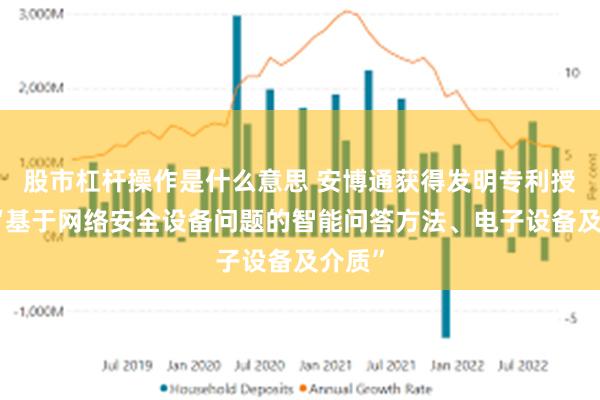 股市杠杆操作是什么意思 安博通获得发明专利授权：“基于网络安全设备问题的智能问答方法、电子设备及介质”