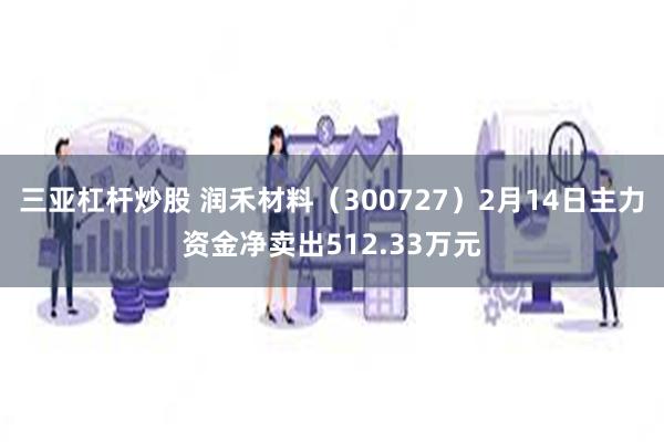 三亚杠杆炒股 润禾材料（300727）2月14日主力资金净卖出512.33万元