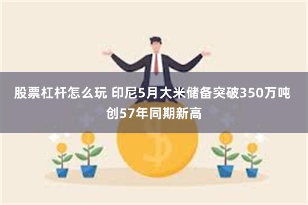 股票杠杆怎么玩 印尼5月大米储备突破350万吨 创57年同期