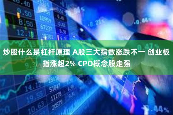 炒股什么是杠杆原理 A股三大指数涨跌不一 创业板指涨超2% CPO概念股走强